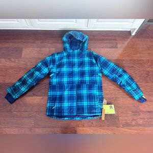 NWT Boys ski snowboard jacket coat size large All in Motion